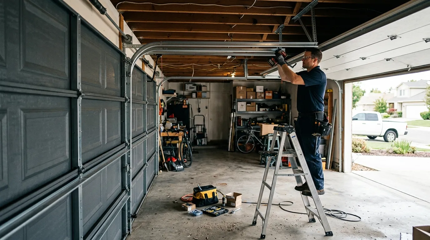 New Garage Door Installation, Ludlow MA in Chicopee
