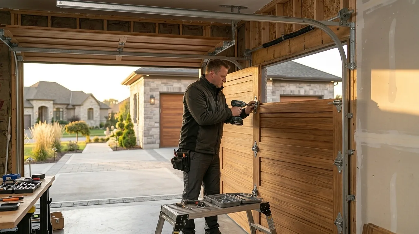 New Garage Doors for Westfield's 1960s Homes in Chicopee