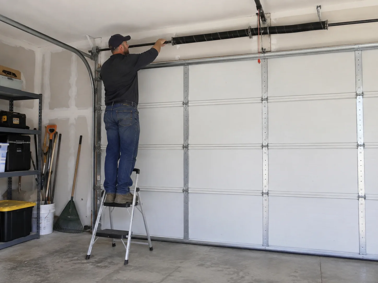 Spring Repair for Ludlow's 1960s Garage Doors in Chicopee